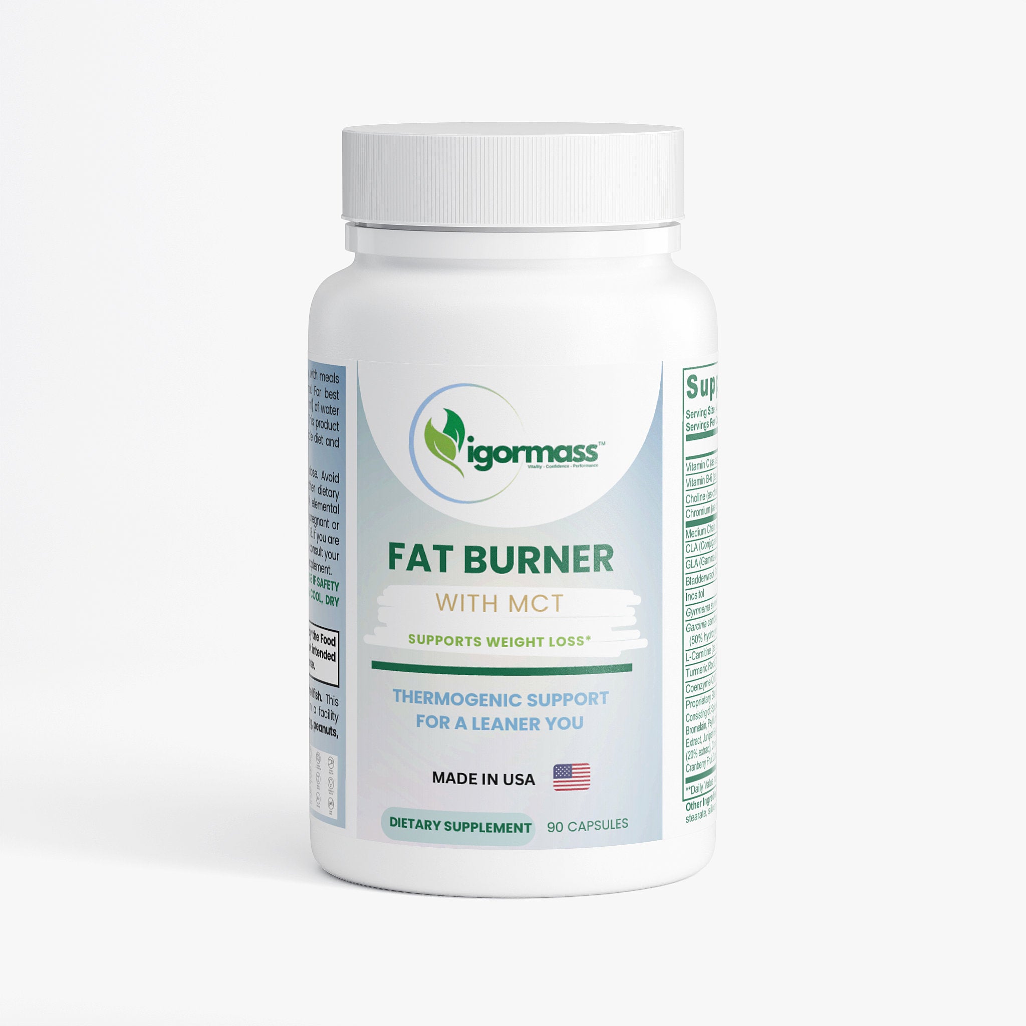 VIGORMASS™ Fat Burner with MCT